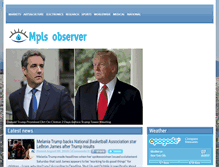 Tablet Screenshot of mplsobserver.com